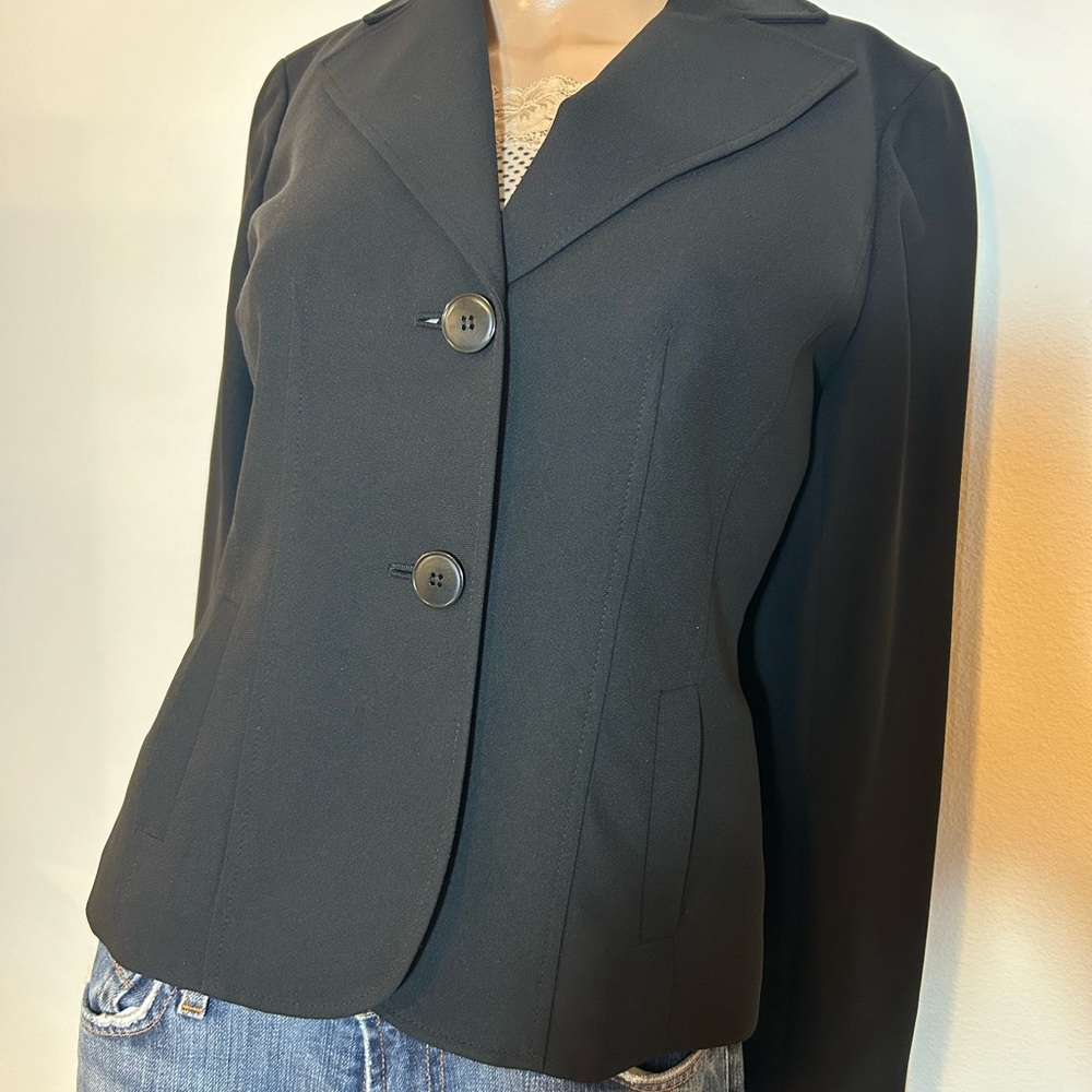 Loft Classic Two button Black Women's Blazer Pants Suit